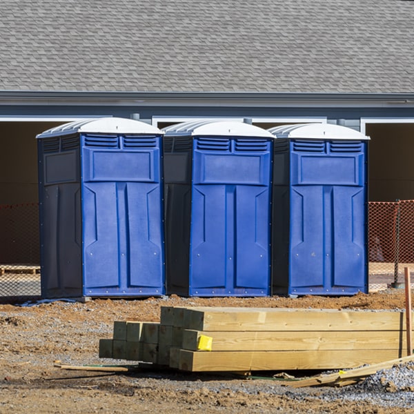 can i customize the exterior of the portable toilets with my event logo or branding in Gould